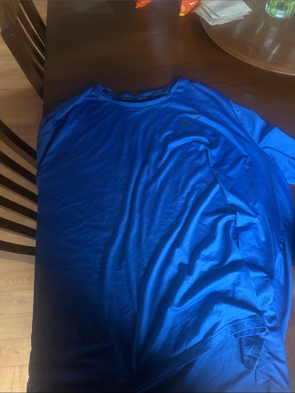 Nike Long Sleeve Performance Shirt - Royal Blue